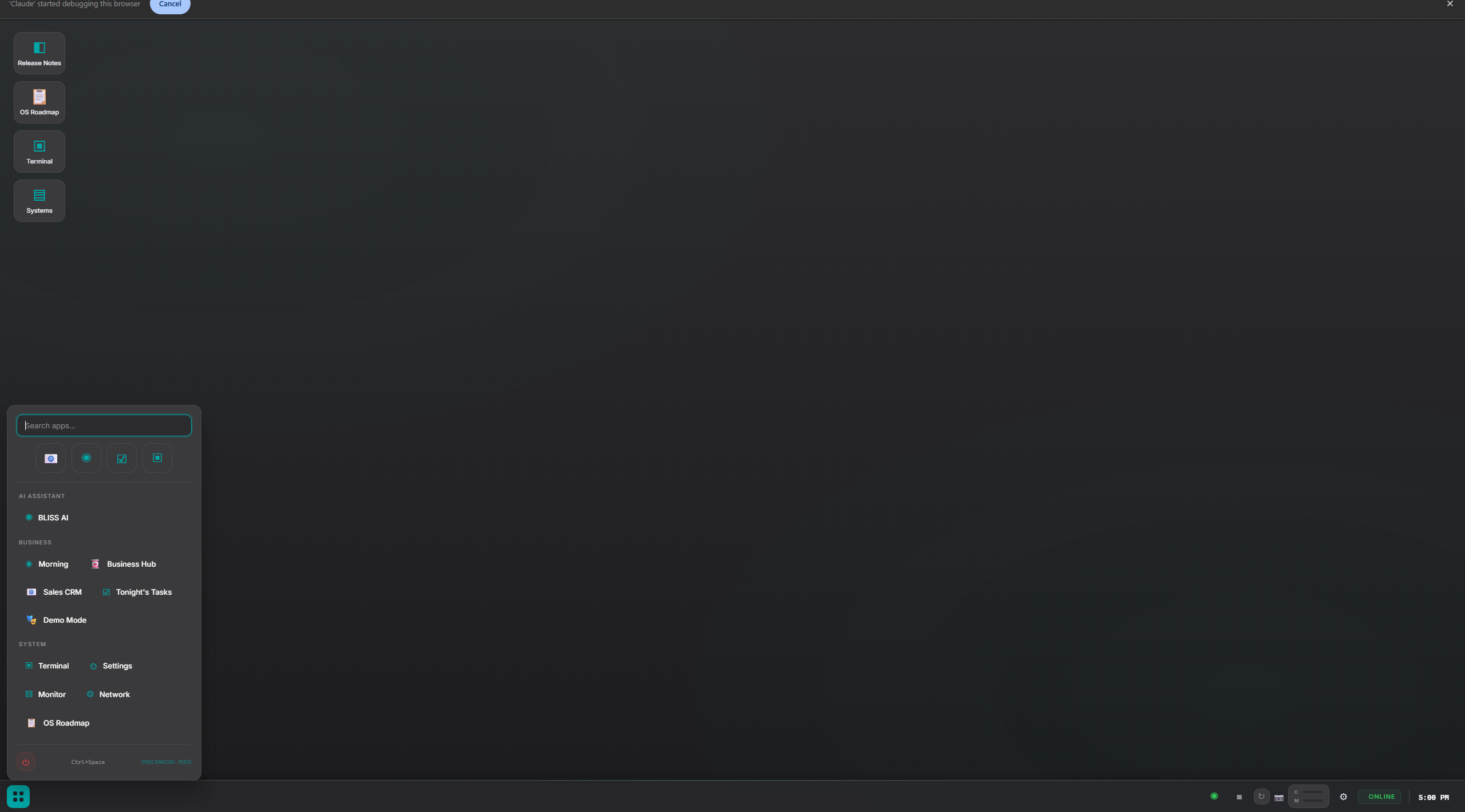 Desktop & App Launcher